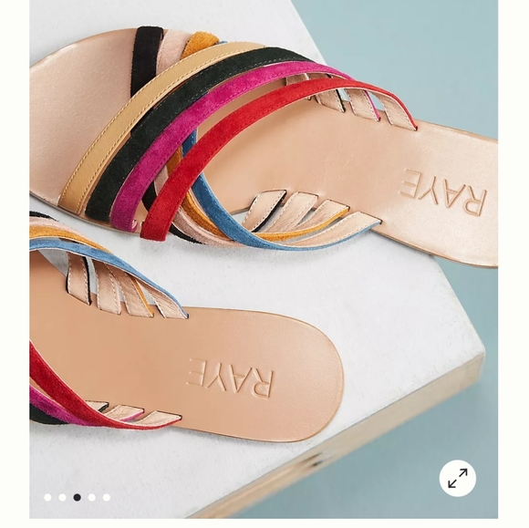 Raye Suede and Leather Strappy Sandals - Picture 2 of 10